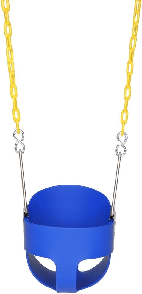 Set columpios asiento cubo respaldo alto agarre dedos 330lb