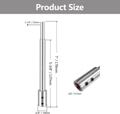 Extensión broca Forstner 7pulg 5-5/8pulg profundidad