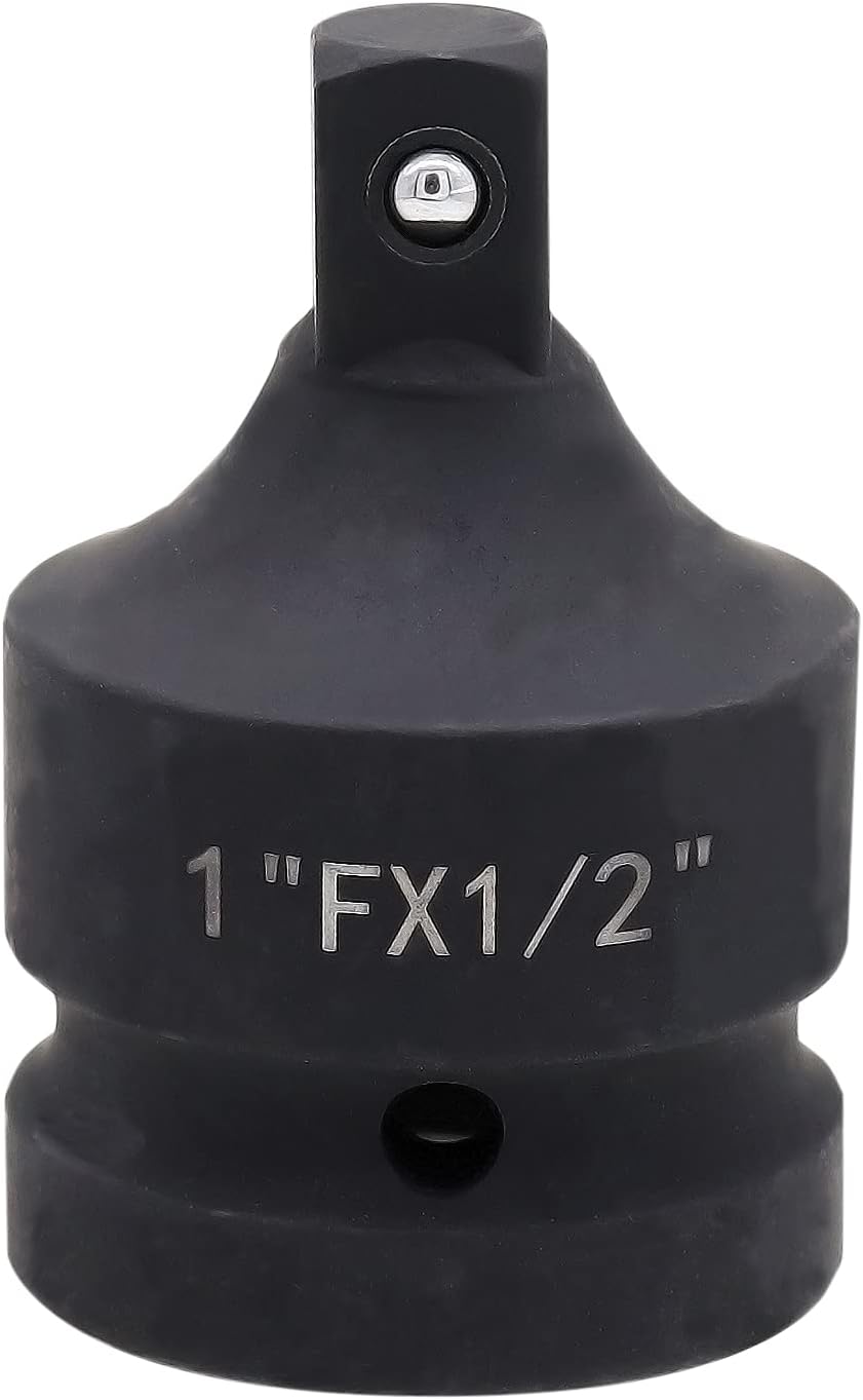 Adaptador enchufe impacto 1" F a 1/2" M acero cromado