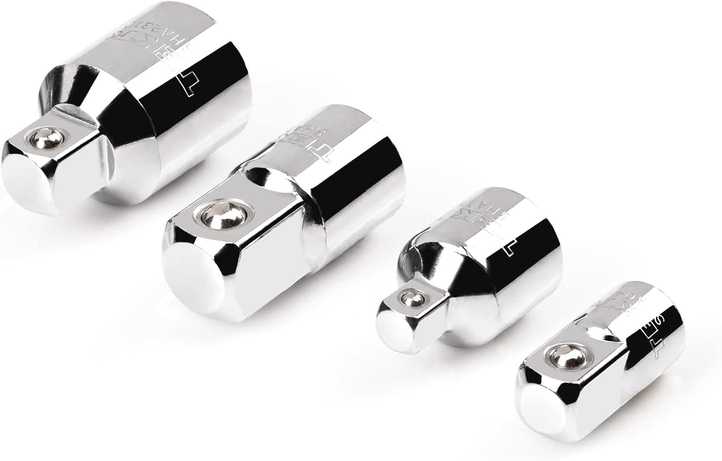 Set adaptadores 1/4 3/8 1/2 pulg 4 Pzas