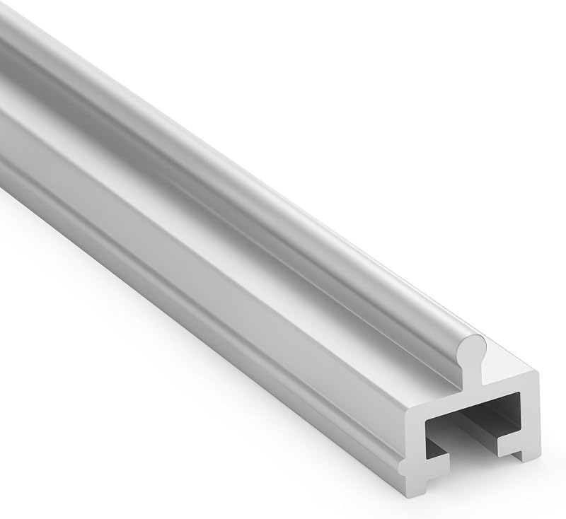 Pista puerta corredera aluminio anodizado 100pulg patio