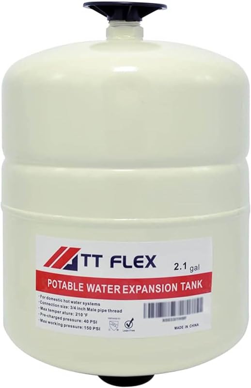 Tanque expansión 2.1gal para calentador agua 3/4 MNPT