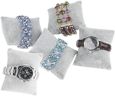6 Pzas Almohadillas Terciopelo para Joyas Hogar Tienda