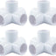 Conectores PVC 0.75pulg 5 vías para muebles y estante bricolaje