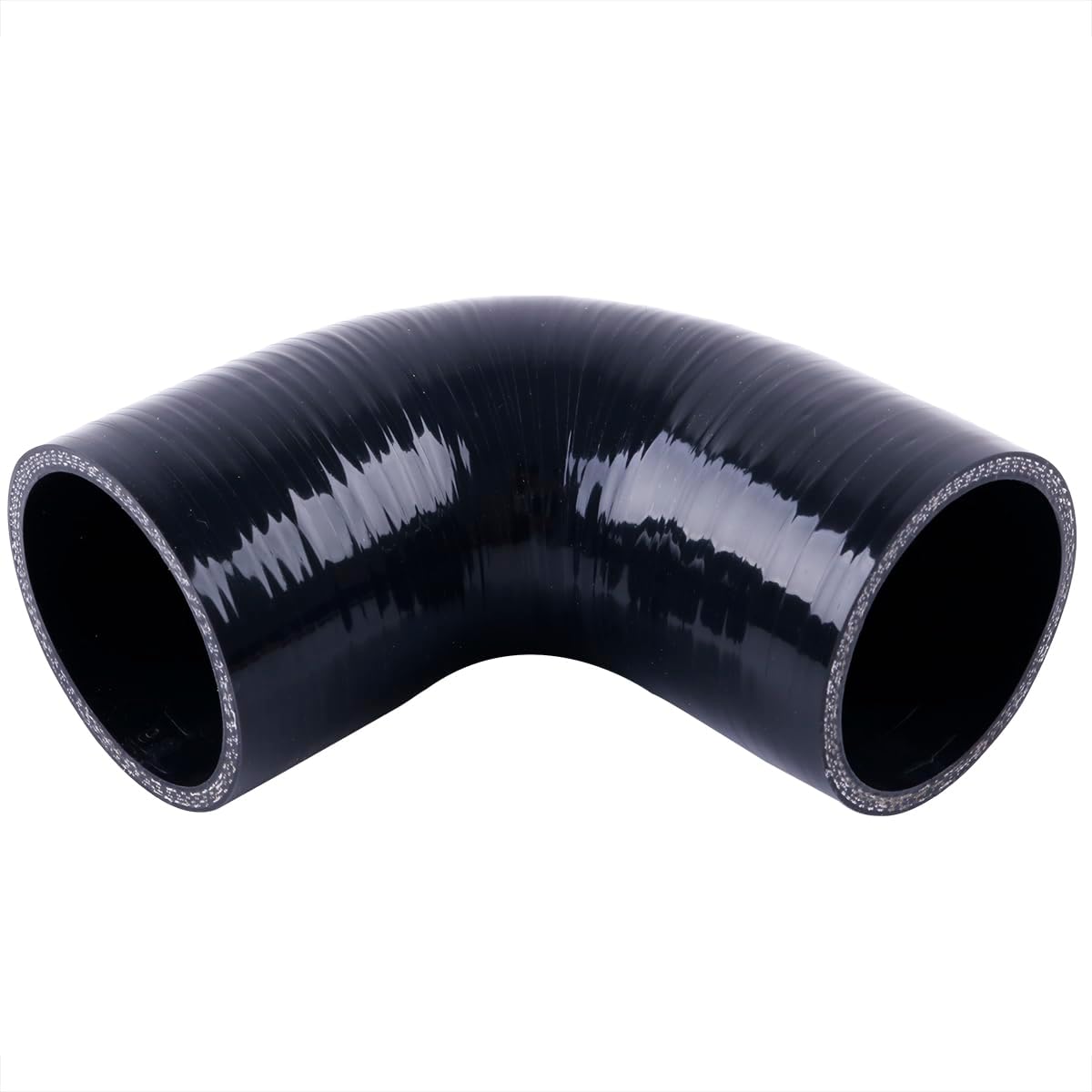 Acoplador codo silicona 63mm 4 capas tubería reforzada turbo