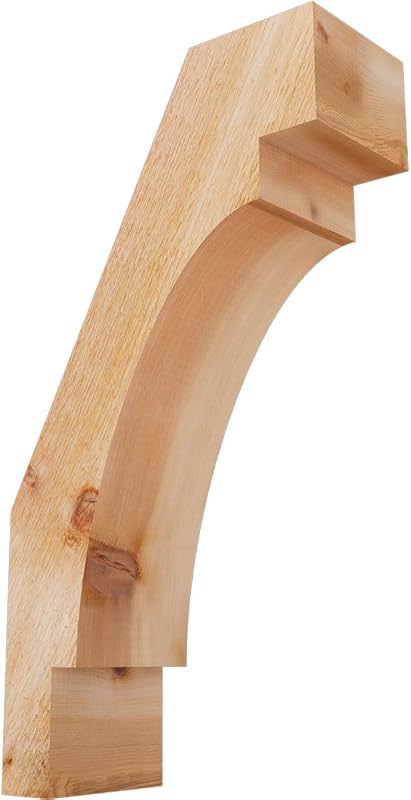 Rodillera aserrada cedro rojo 6x14x26"