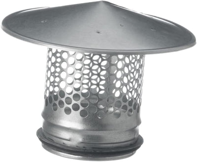 Tapa ventilación techo 4pulg acero galvanizado goma aislamiento