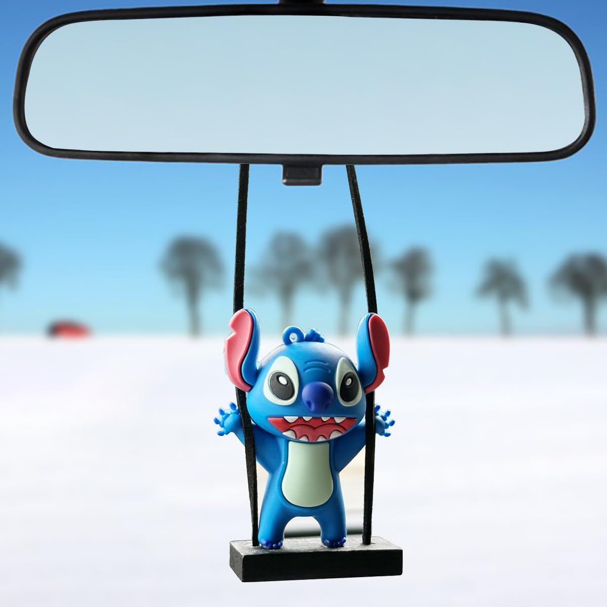 Adorno coche anime para espejo retrovisor color azul