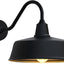 Luz granero exterior impermeable cuello cisne negro