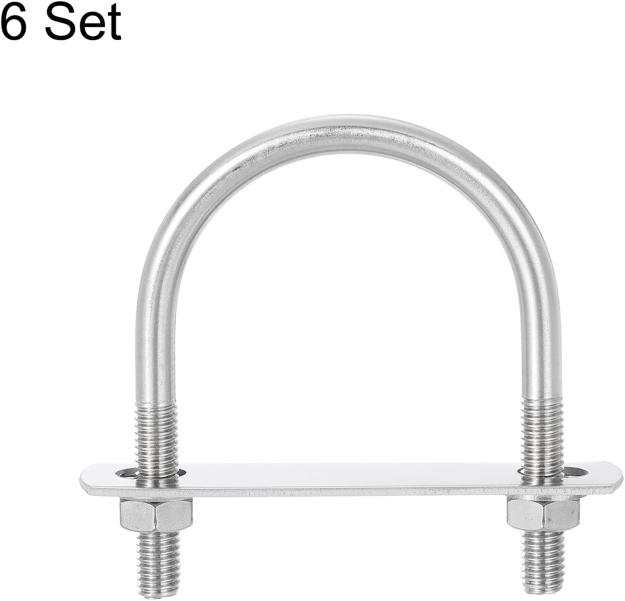 Pernos redondos en U M8 acero inox 304 para remolque barco