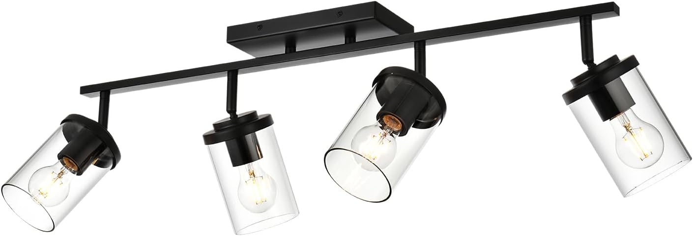 Kit focos techo 4 luces baño lámpara pared multidireccional