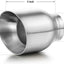 Punta escape 2.5" doble pared acero automóvil