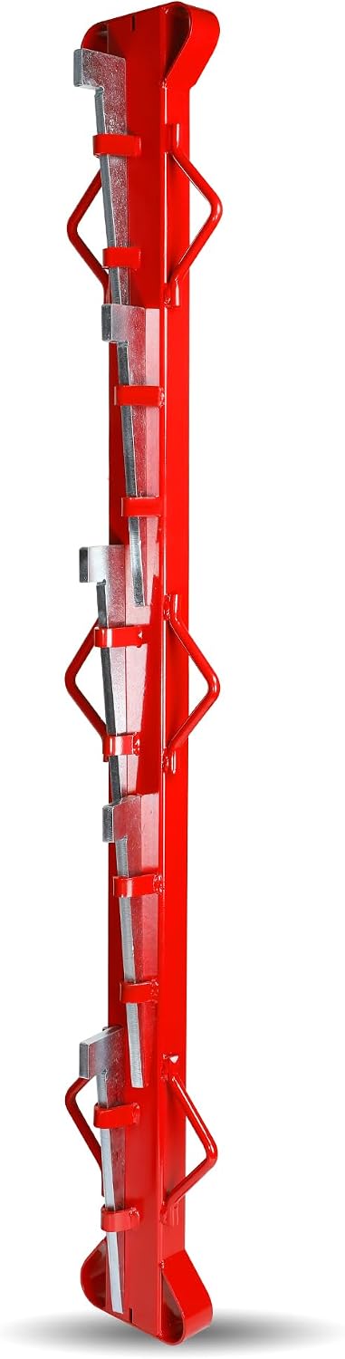 Barra estiramiento alambre tejido 4ft 5 cuñas valla rojo