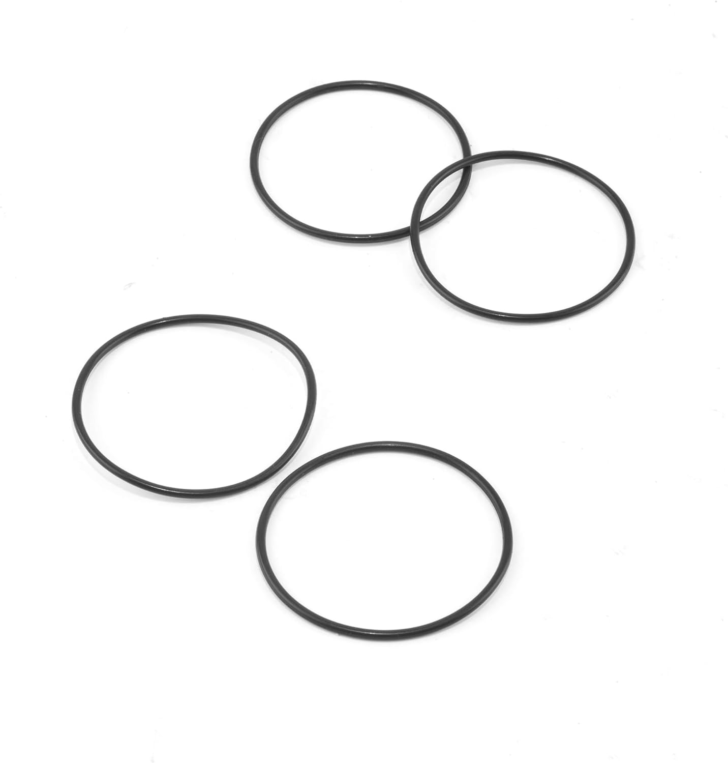 Set 4 anillos goma tóricas rueda negra 1.969"