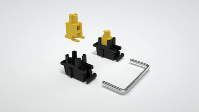 Estabilizador V2 placa teclado mecánico 7U 6.25U 2U amarillo