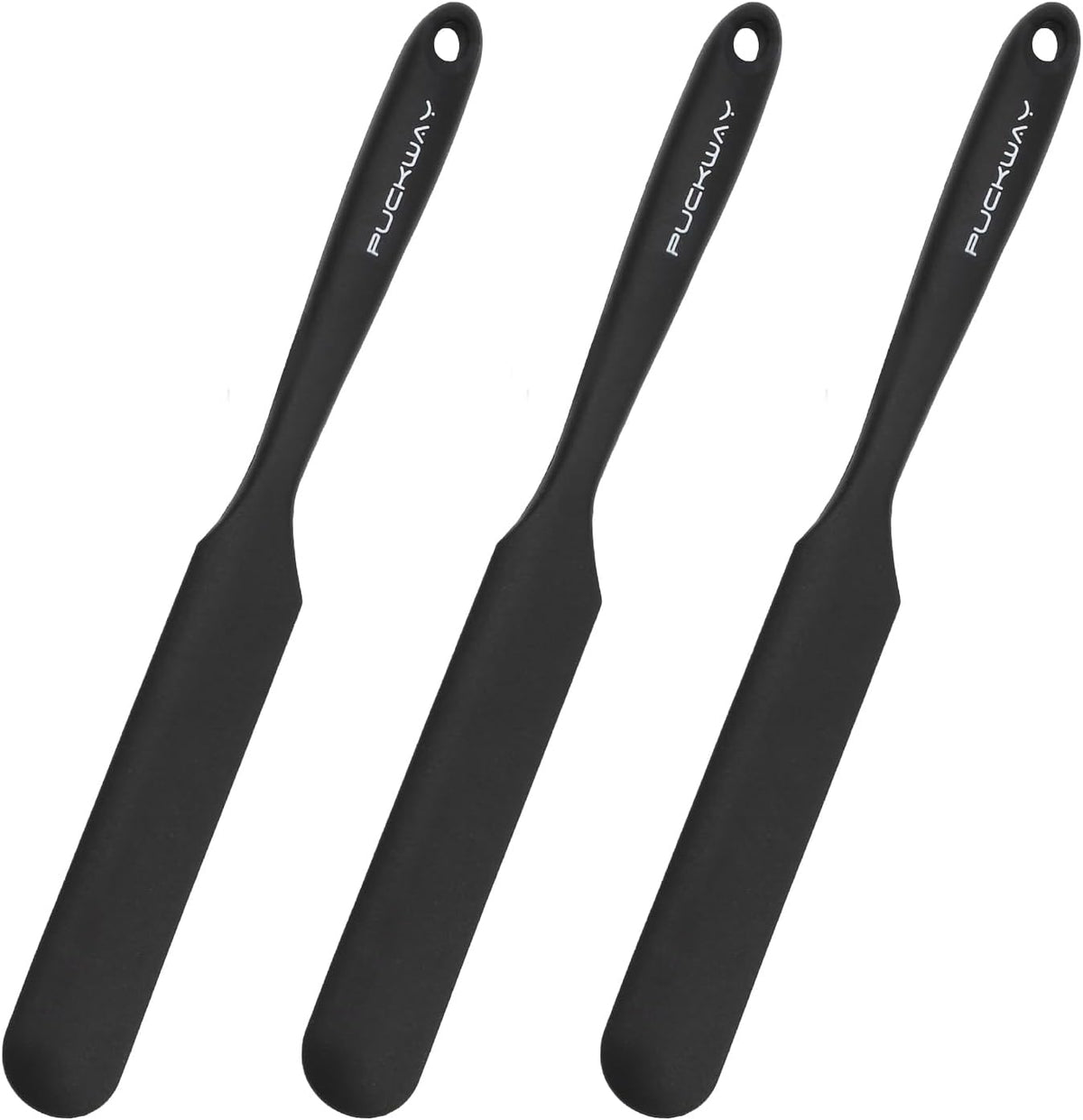3 Pzas Espátulas Silicona 10pulg Raspar Mantequilla Masa Mermelada