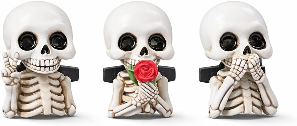 Ambientador coche calavera fragancia reemplazable