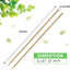 Brochetas bambú 10pulg para shish kabob parrilla 100uds