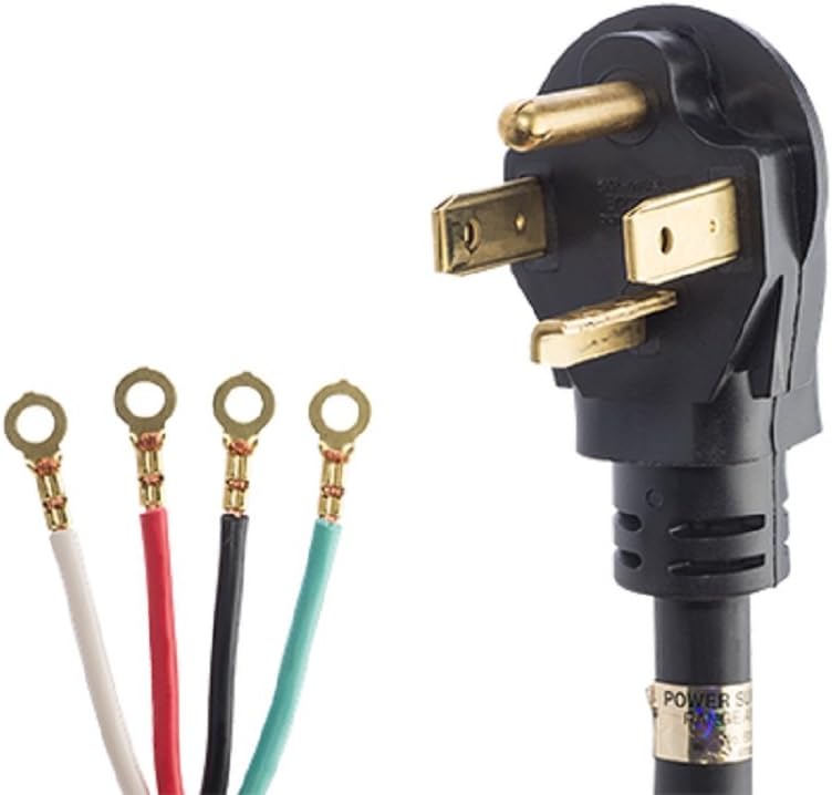 Cable secador 4 clavijas 6 ft 30 amperios