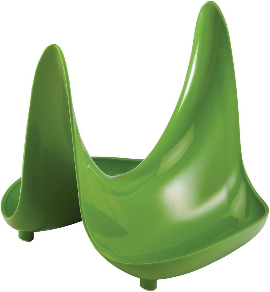 Soporte tapa olla y cuchara verde