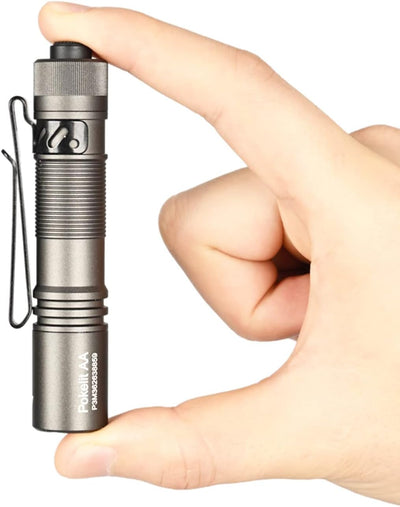 Linterna AA recargable EDC 1000 lúmenes luz blanca