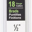 Clavos Brad acero inox 304 1/2 pulg 1M