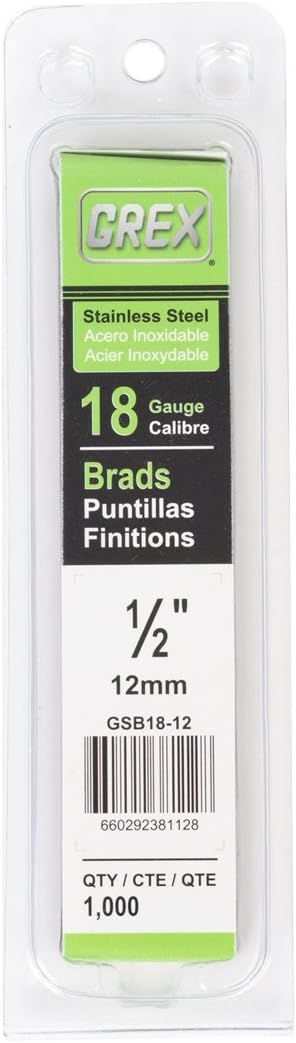Clavos Brad acero inox 304 1/2 pulg 1M