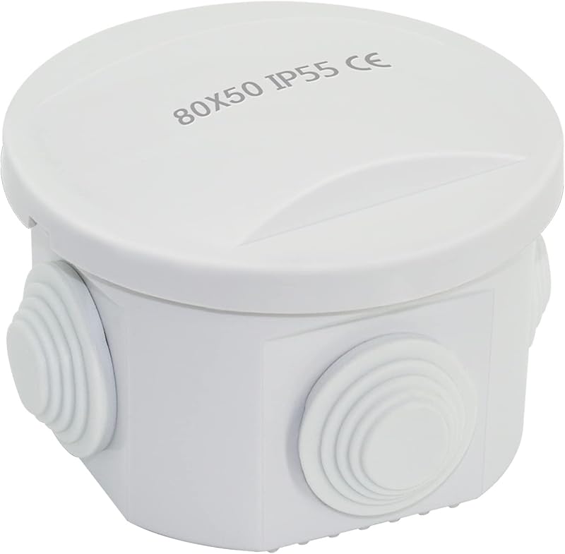 Caja derivación universal plástico ABS IP65 color blanco