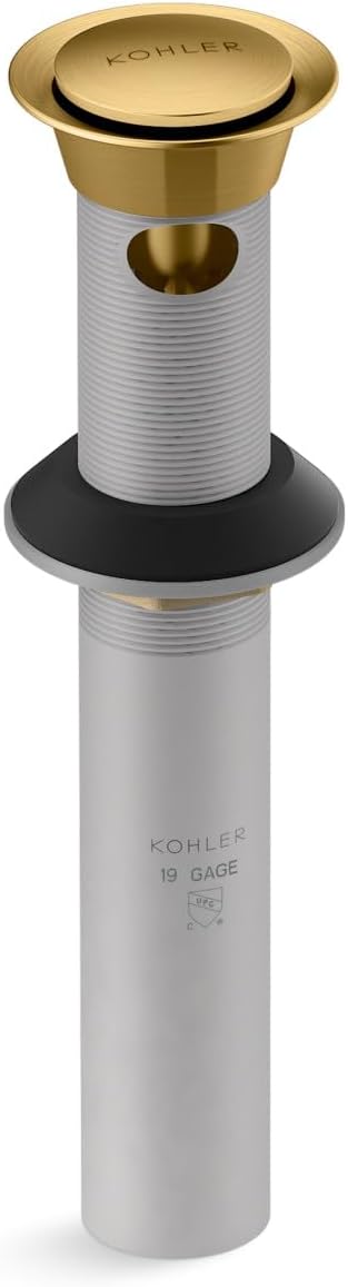 Drenaje clicker baño metal duradero latón cepillado