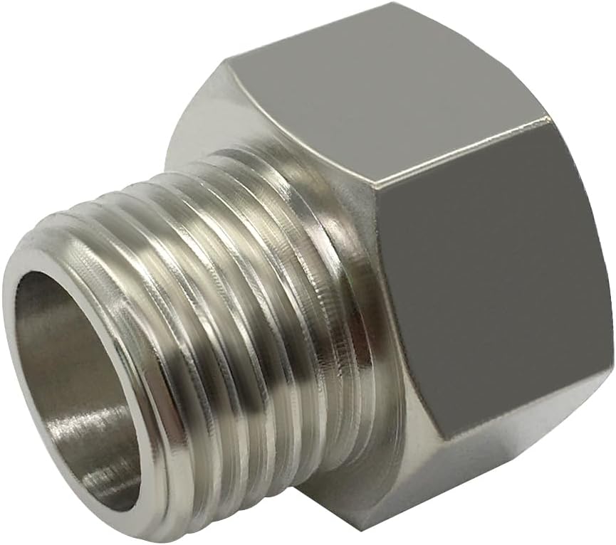 Conector adaptador manguera bidé 7/8 a 1/2