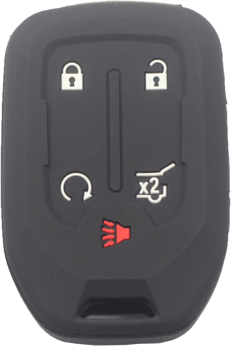 2 Fundas Silicona Llavero Inteligente Comp GMC Acadia Negro