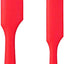 Espátula silicona tarros 13x9.6pulg antiadherente rojo