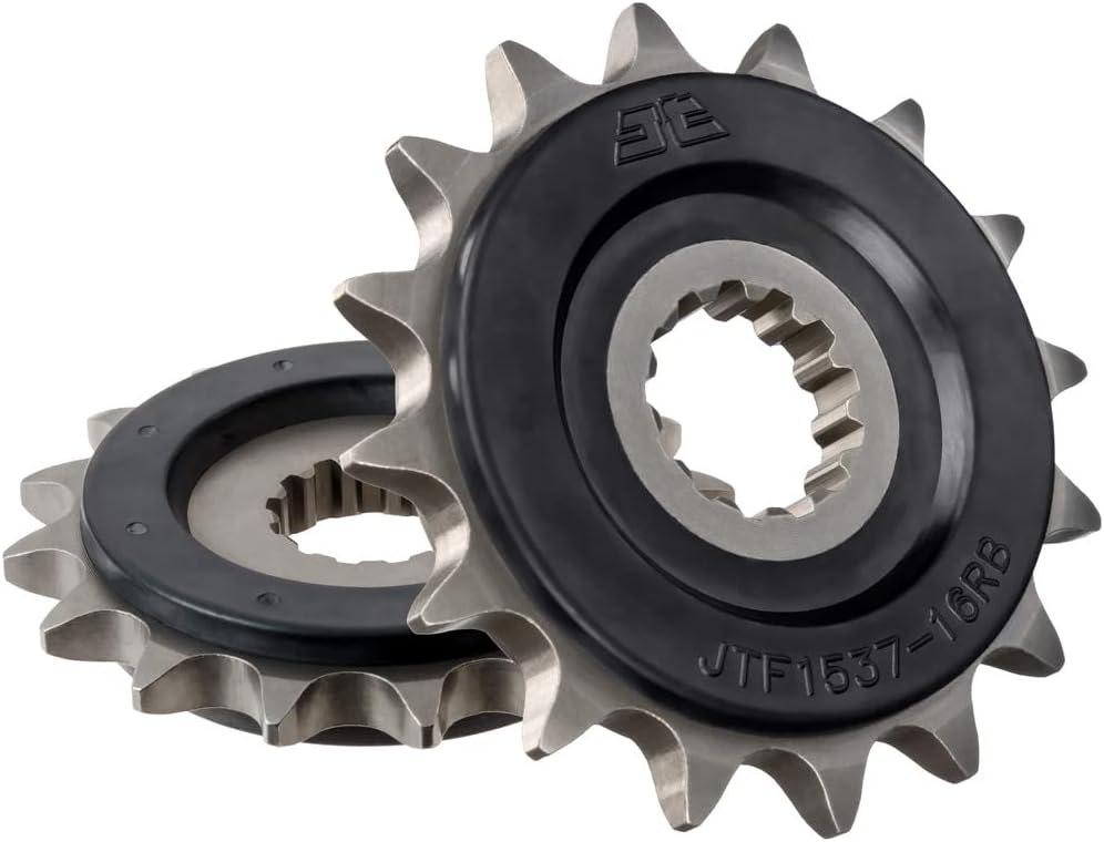 Piñón JTF1537.16RB contraeje delantero 16 dientes goma