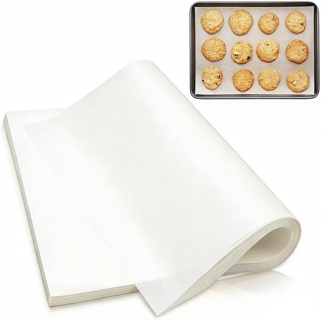 100 hojas papel pergamino antiadherente 10 x 14 pulgadas para hornear asar freidora