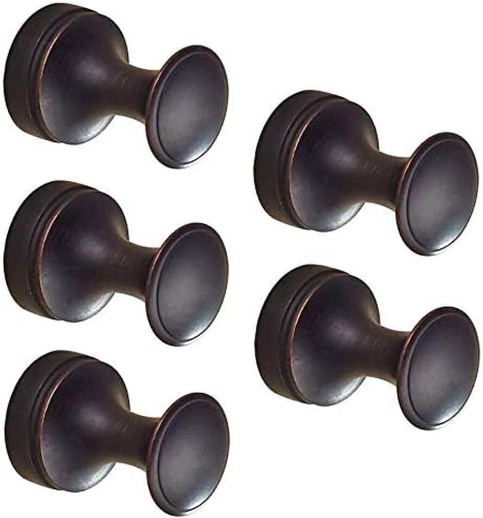 5 Pzas Gancho Ropa Bronce Cama Baño Estilo Rustico