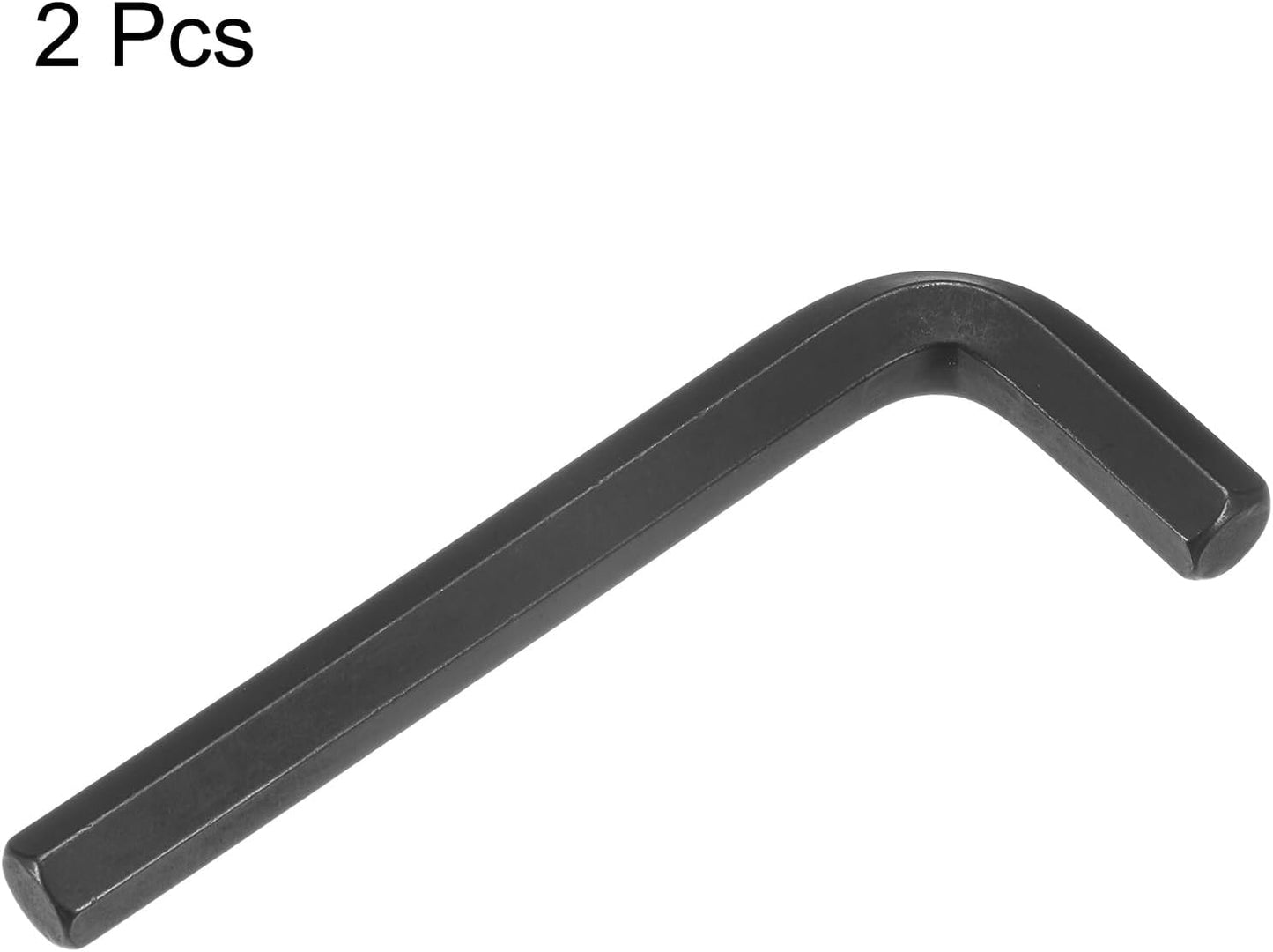 2 Llaves Hex L 0.472pulg Acero Cromo Vanadio Negro