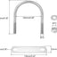 Pernos en U M10 acero inox 4.02pulg con tuercas para