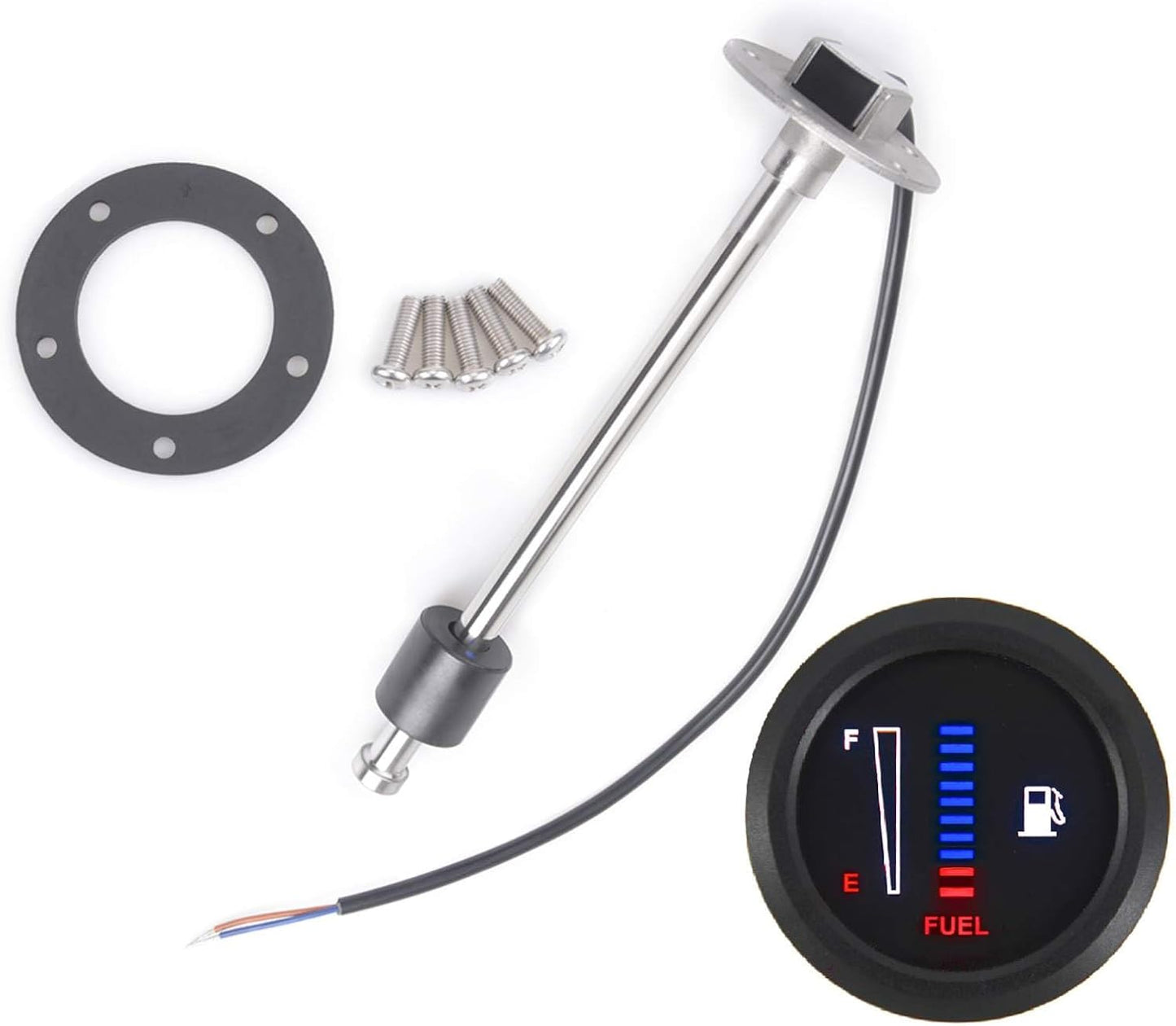 Kit unidad envío combustible medidor tanque acero inox