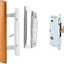 Set manijas puerta corredera vidrio E 2014 con gancho