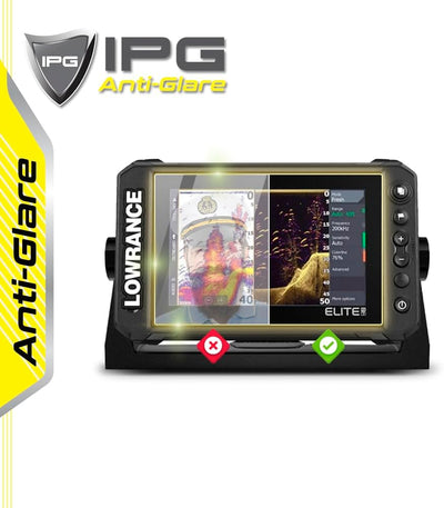 Película mate para pantalla Lowrance EliteFS9 exterior