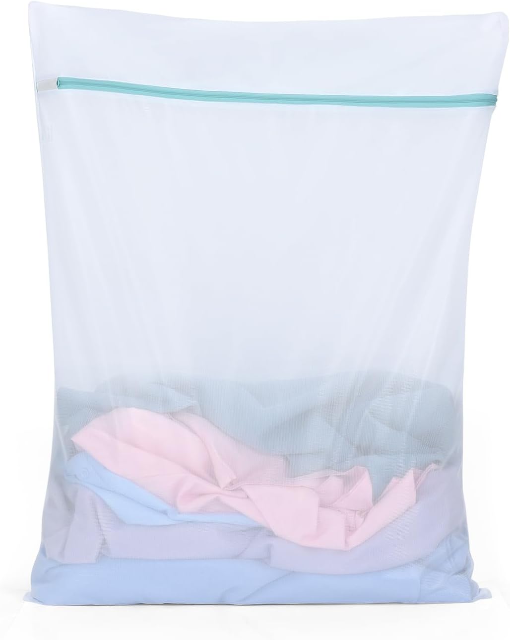 Bolsa lavandería malla zipper 24x32" para suéter sábanas