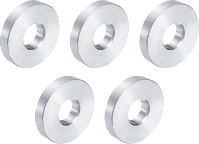 5 Pzas Espaciador Aluminio 3/8x1x3/16 Redondo para Tornillos 3/8