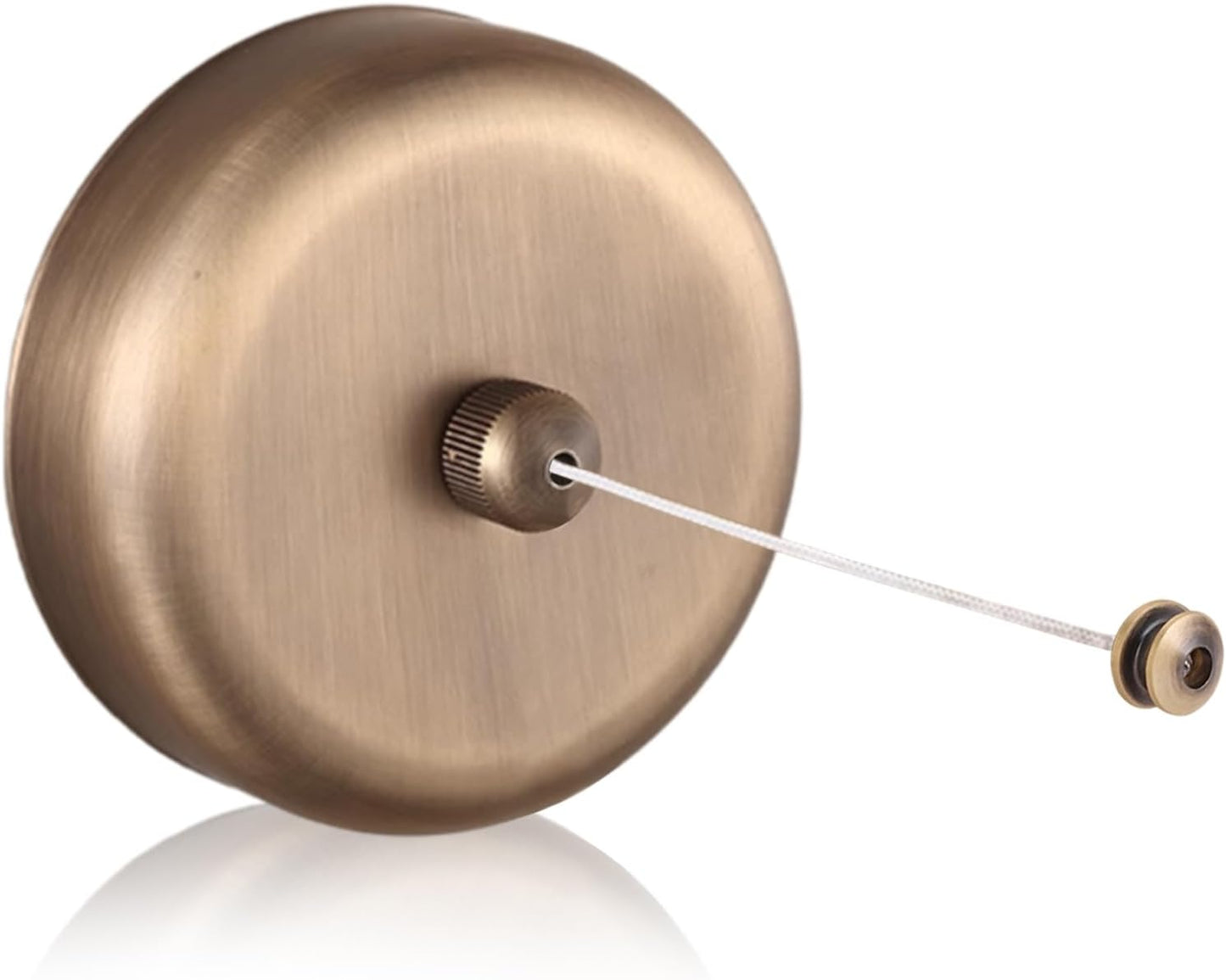Línea de ropa retráctil acero inox 304 montaje pared bronce