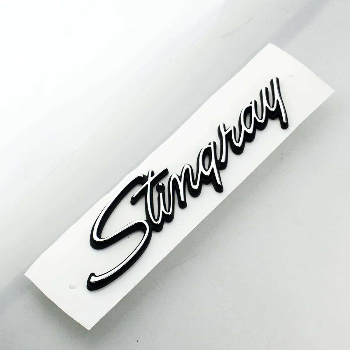 Emblemas 3D Stingray para alerón Corvette C3 69-73 plata