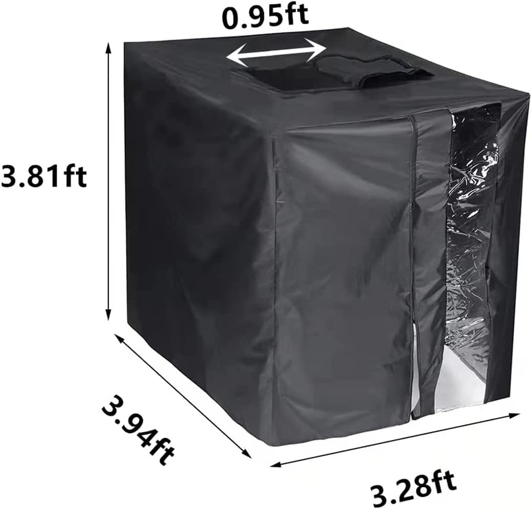 2 Cubiertas Contenedor IBC 600D Impermeable 275gal