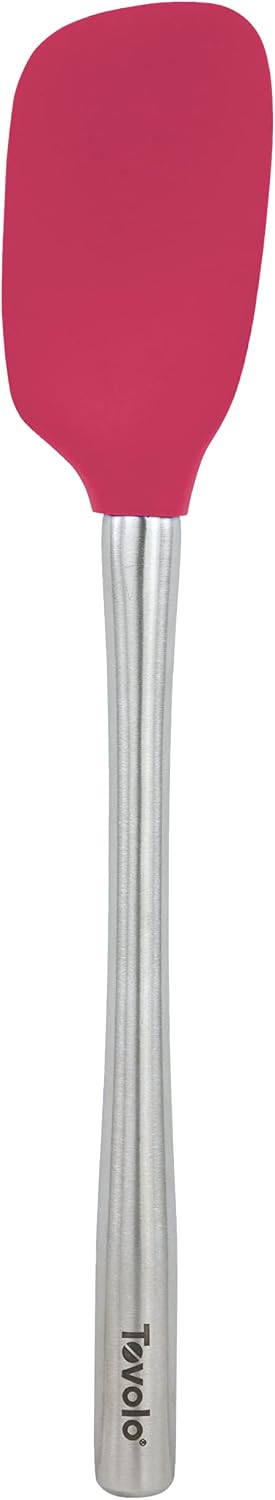 Cuchara espátula acero inox agarre ergonómico Viva Magenta
