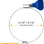 Abrazadera manguera acero inox ajustable 2-1/2pulg
