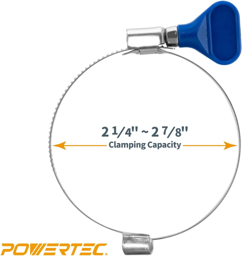 Abrazadera manguera acero inox ajustable 2-1/2pulg