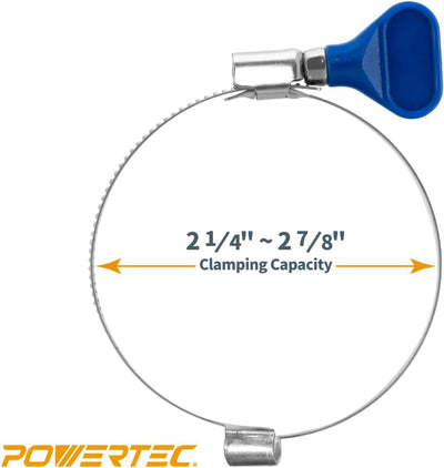 Abrazadera manguera acero inox ajustable 2-1/2pulg