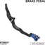 Palanca freno trasero plegable TTR110 2011-23 Azul